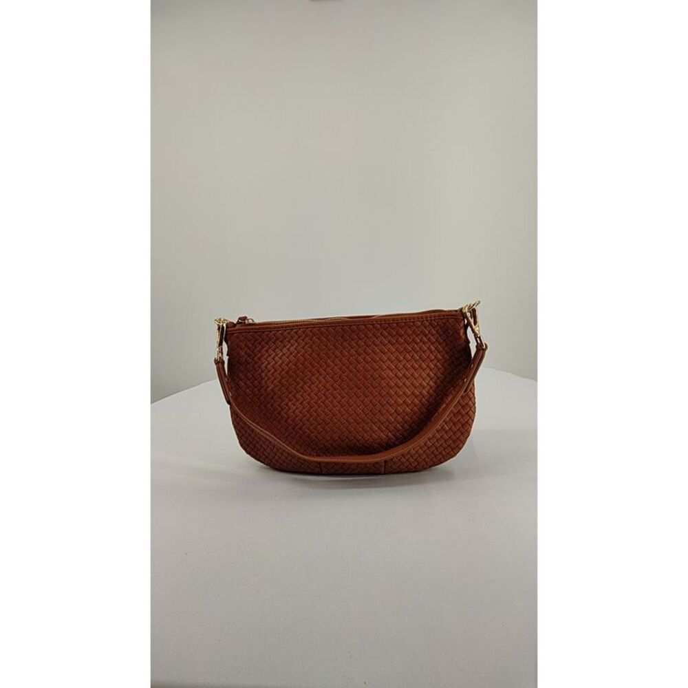 Italian Handwoven Leather Mini Shoulder Bag - Picture 5 of 6